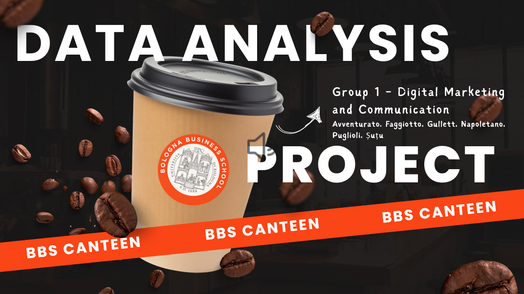Opening slide of the BBS Canteen Coffee Experience project